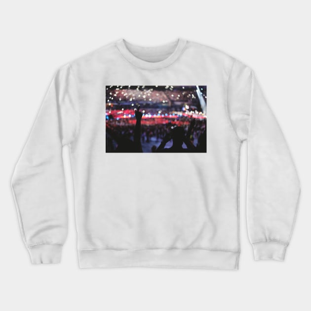 Concert Crewneck Sweatshirt by lunaperriART